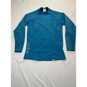 NRS HydroSkin 0.5 Neoprene Long Sleeve Shirt Mens Medium Blue Wetsuit Top Rash